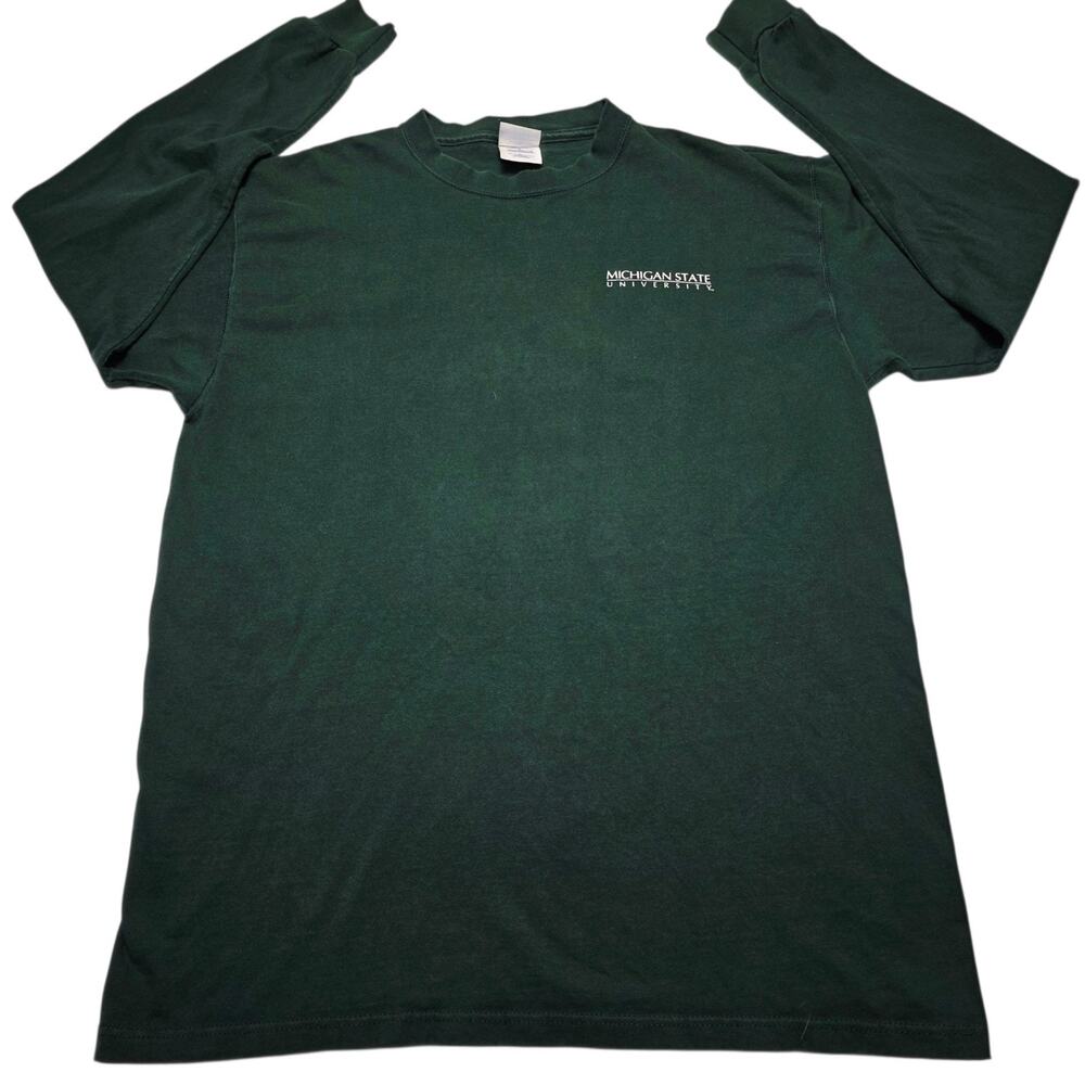 Vintage Santee Heavyweight T-Shirt Michigan State Spartans USA Made Size Large